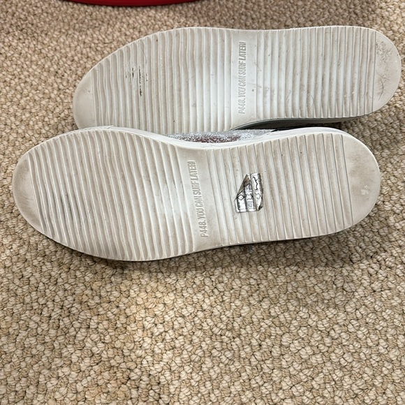 P448 sneakers. Adorable pattern. Comes with bag. Worn 1 time. - Picture 3 of 5